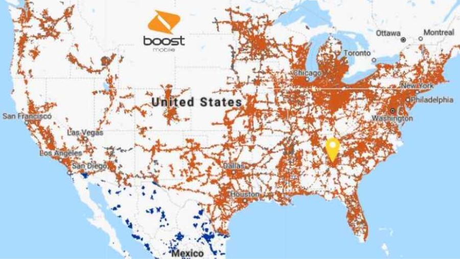 Boost Mobile Coverage Map 2023
