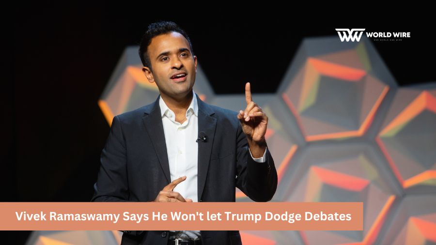 Vivek Ramaswamy Says He Won't let Trump Dodge Debates