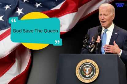 Biden concludes speech with 'God Save the Queen'