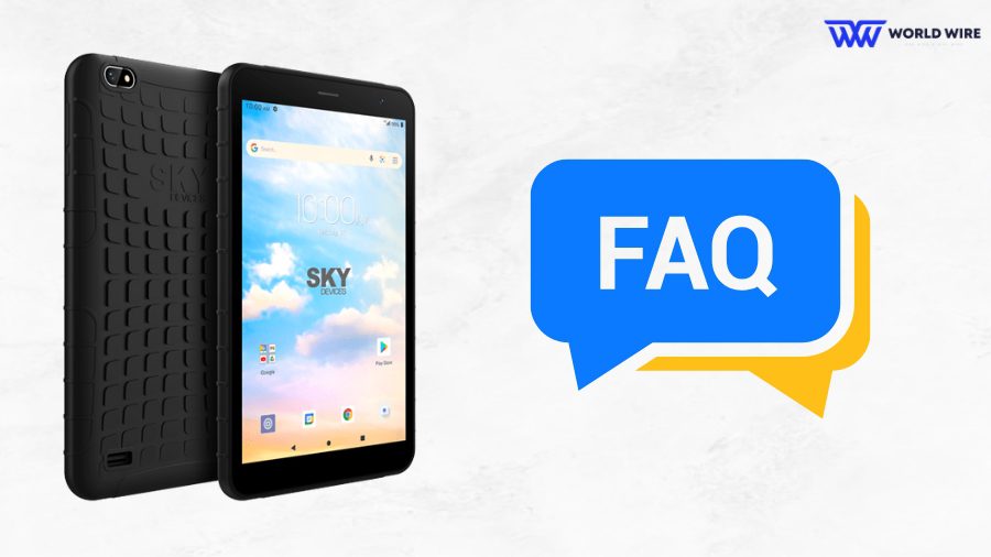 FAQ About The Sky Devices Elite T8 Tablet Free