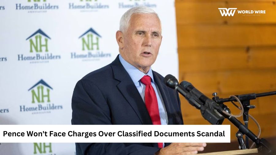 Pence Won't Face Charges Over Classified Documents Scandal