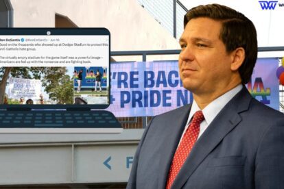 Ron DeSantis Tweets Lie About L.A. Dodgers Pride Night