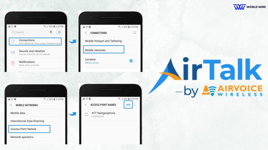 AirTalk Wireless APN Settings For Android