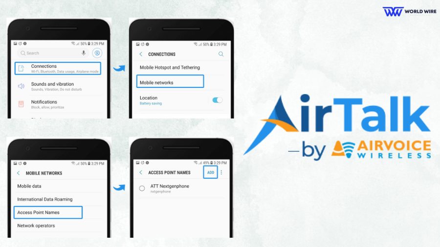 AirTalk Wireless APN Settings for Android