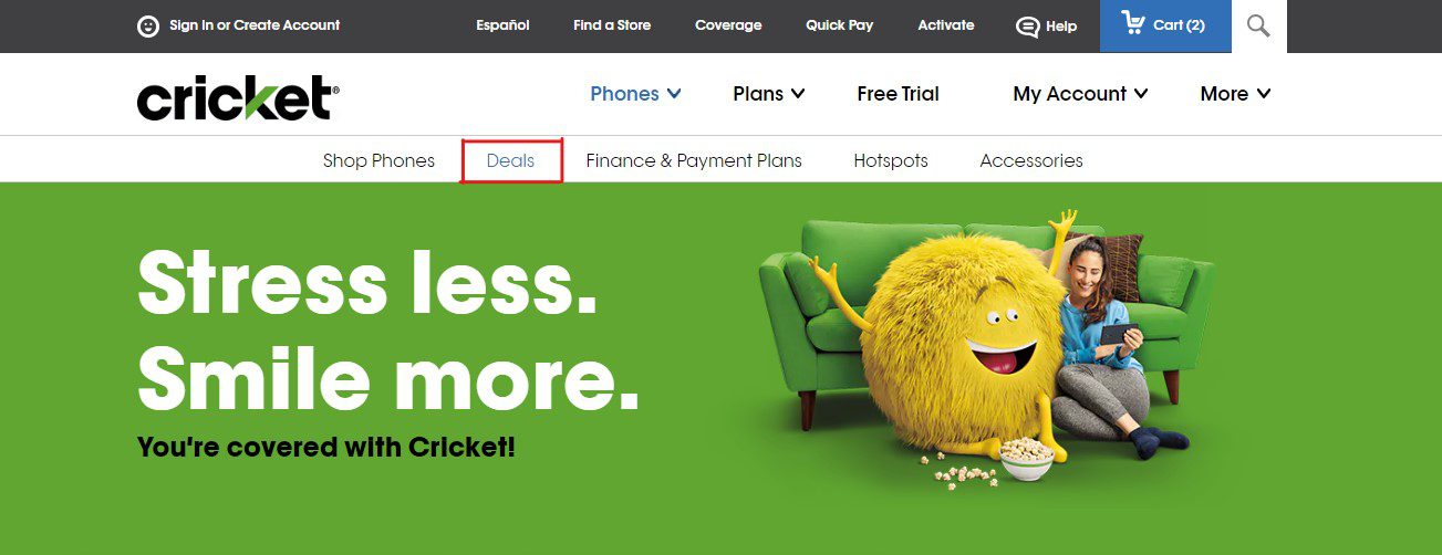 Cricket Wireless free 5G phone