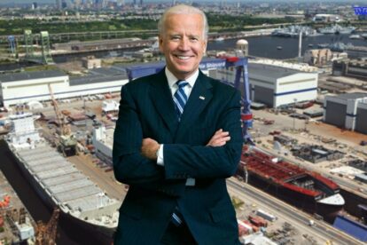 President Biden Tours Philly Shipyard for its Bidenomics talk