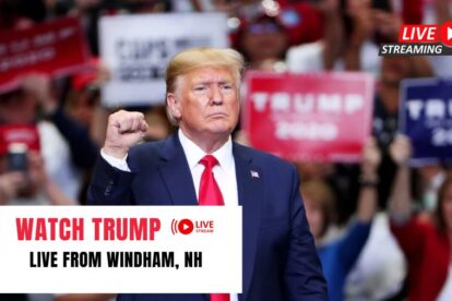 Watch President Donald Trump Windham, New Hampshire Rally Live