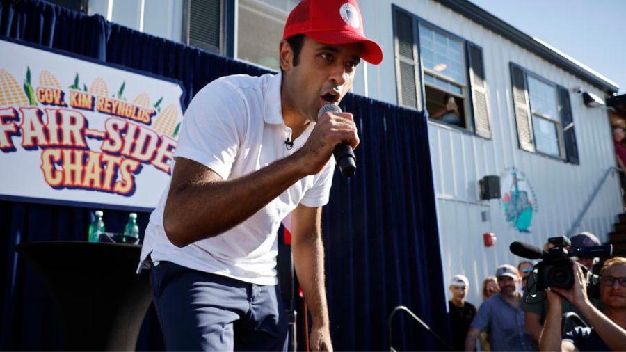 Vivek Ramaswamy raps Eminem ‘Lose Yourself’ at Iowa State Fair