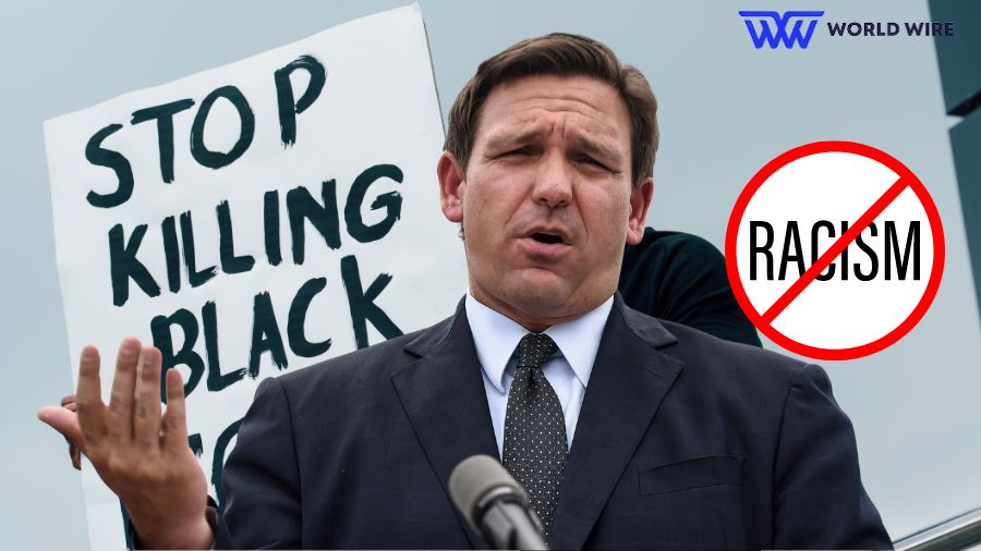 Ron DeSantis lashes out at audience member for blaming him for Jacksonville shooting