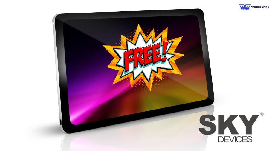 Does Sky Devices provide free government Tablets