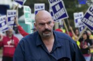 John Fetterman drives to Michigan to Back-Striking autoworkers