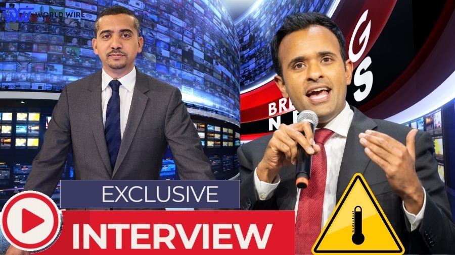 Vivek Ramaswamy's interview with MSNBC's Hasan gets heated