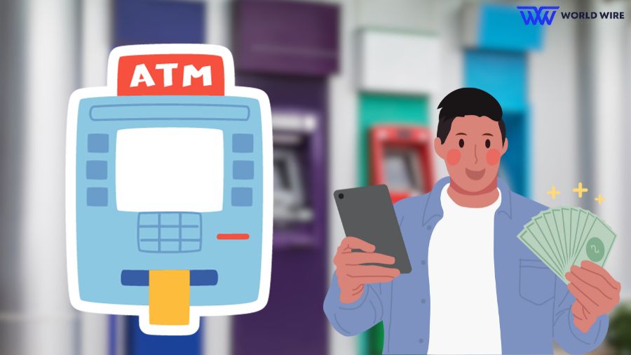 Take out cash from an ATM then transfer it to the bank account