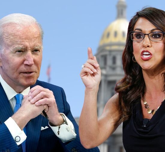 Joe Biden and Lauren Boebert Exchange Blows in Colorado