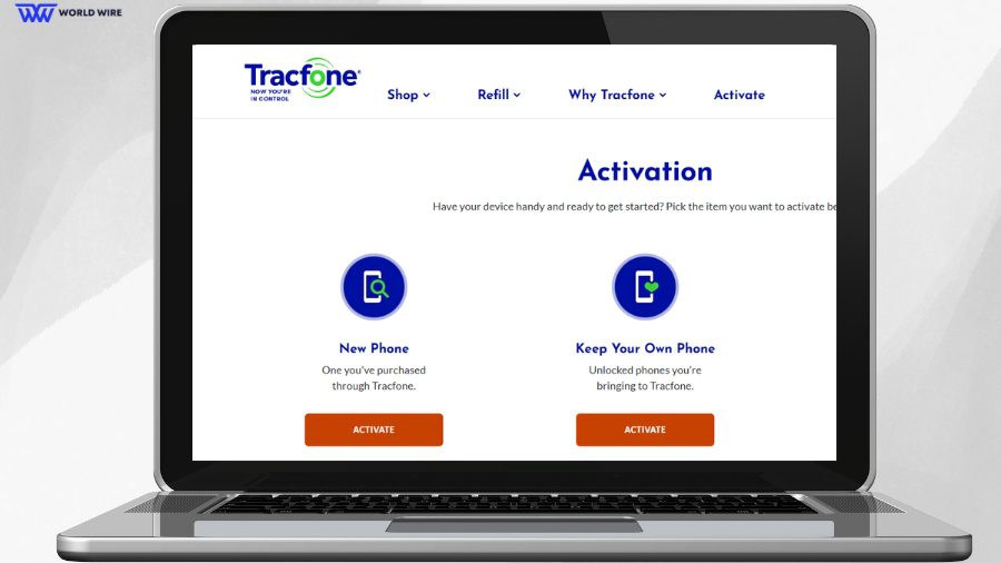 Tracfone Activation through the website