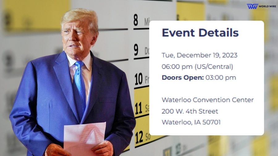 Trump Waterloo, Iowa Rally Schedule