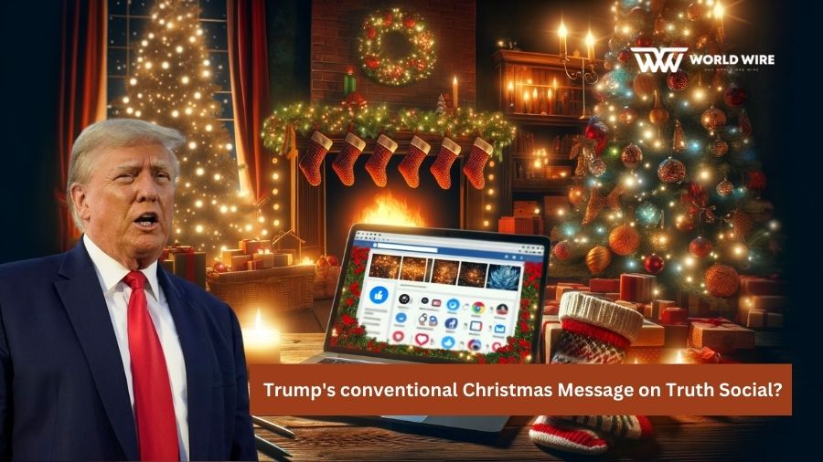 What was Trump's conventional Christmas Message on Truth Social?