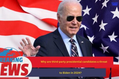 Why are third-party presidential candidates a threat to Biden in 2024?