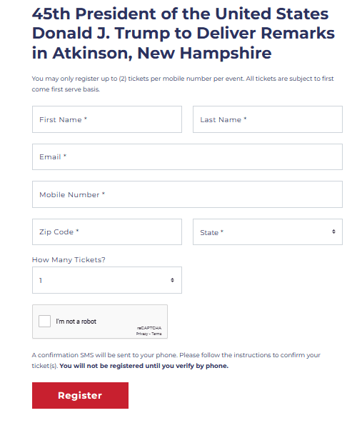 Atkinson Rally Registration form