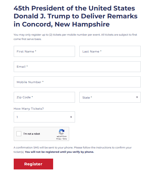 Concord registration form