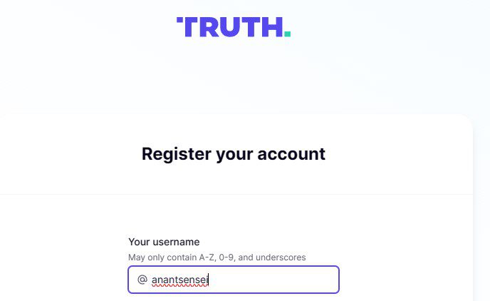 Truth Social Username