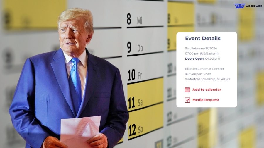Donald Trump Waterford Township, Michigan Rally Schedule