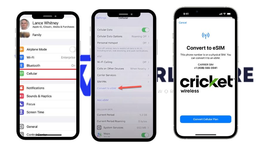 How To Convert Cricket Physical SIM To eSIM
