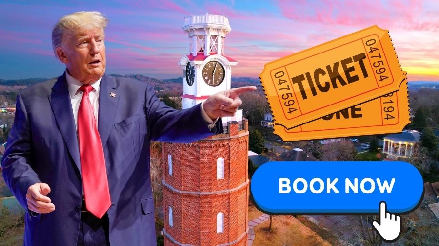 Book Ticket for Donald Trump Rome, Georgia Rally