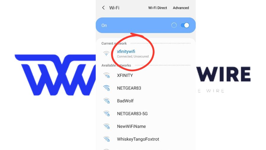Confirm your Wi-Fi network