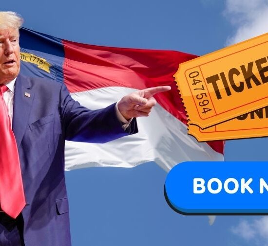Book Ticket for Trump Wilmington North Carolina Rally