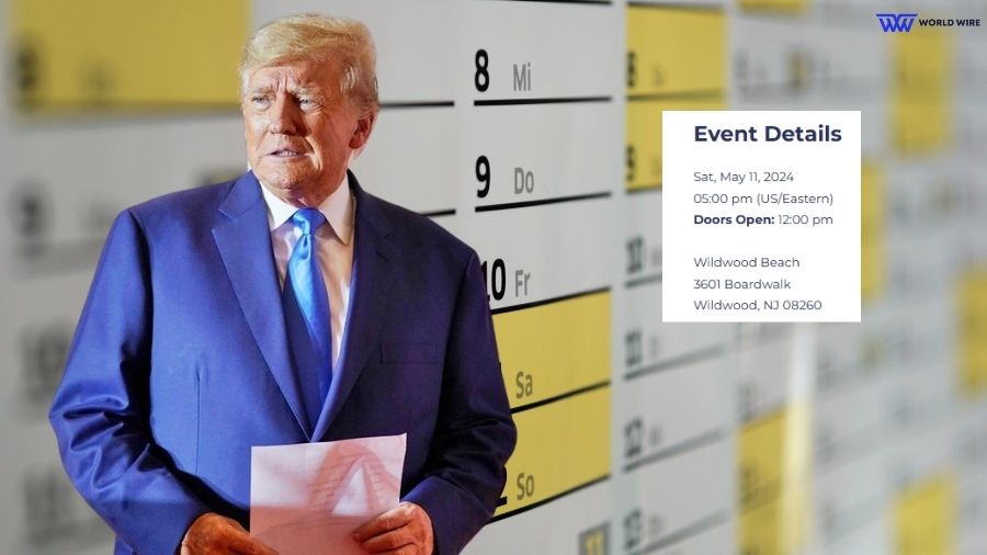 Donald Trump Wildwood, New Jersey Rally Schedule