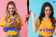 Hello Mobile vs Visible Plans, Pricing, and Coverage