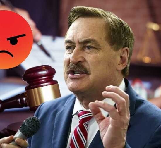 Mike Lindell Flies into a Rage After Mike Johnson Speaks at Trump trial