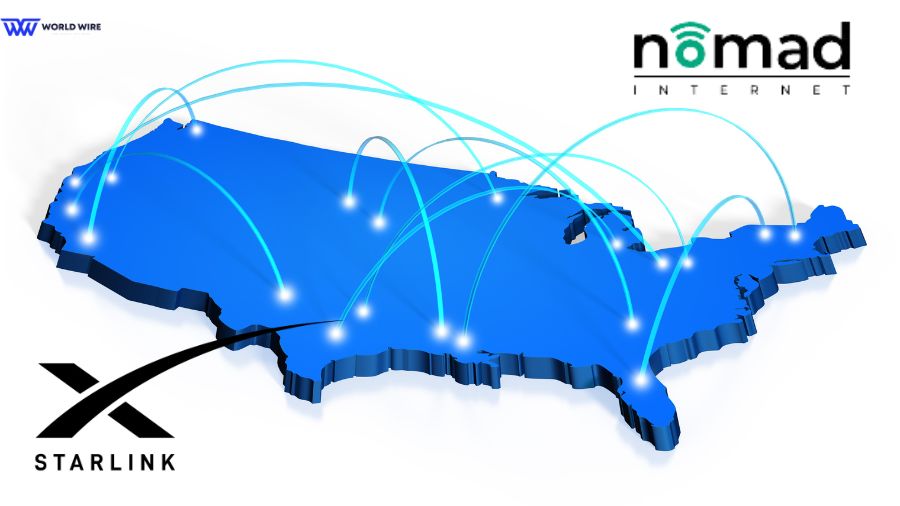 Nomad Internet vs Starlink Coverage Map