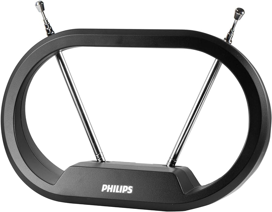 Philips Modern Loop Rabbit Ears TV Antenna